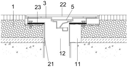一种用于防水底盒的排水结构的制作方法