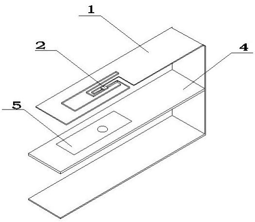 一种弯折设计的无源UHF耐温柔性抗金属测温标签的制作方法