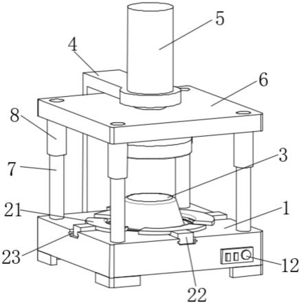 一种铝箔餐盒生产用折边机的制作方法