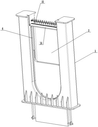 一种液压控制方式的下开式雨水堰门的制作方法