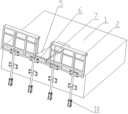 一种成品油箱装卸平台升降栏的制作方法
