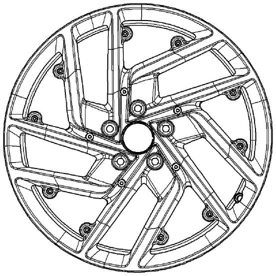 一种高效易装配汽车轮毂镶件装配结构的制作方法