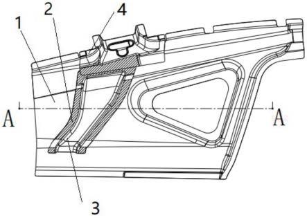 一种车辆C柱内板结构及车辆的制作方法