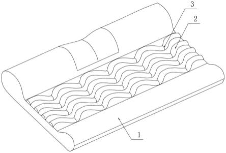 一种反牵引颈椎修复乳棉枕的制作方法