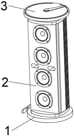 可调指向线柱音箱的制作方法