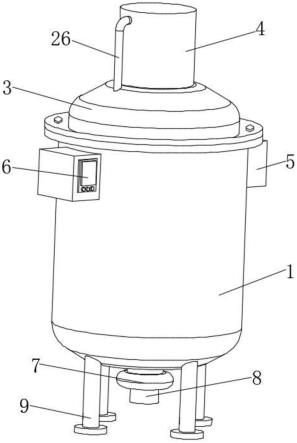 一种可快速加热的搪玻璃电加热反应罐的制作方法