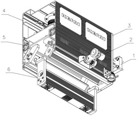 一种窄幅印刷机用的检测装置的制作方法
