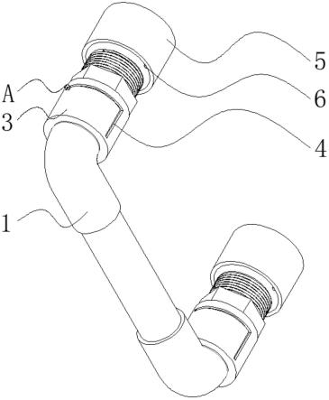一种U型管联通试压装置的防护结构的制作方法