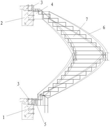 一种室内旋转钢梯的制作方法