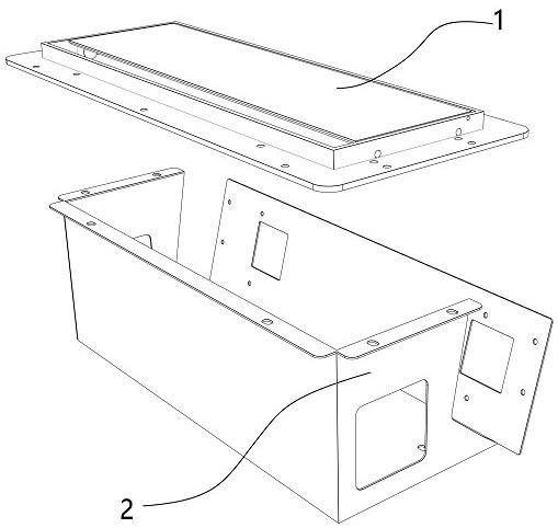 内置台面翻盖线盒的制作方法