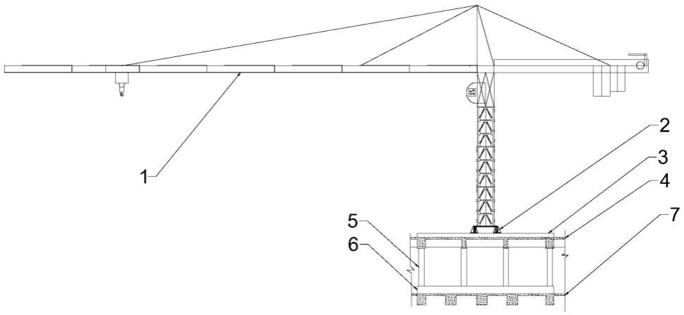 一种便拆式组合式塔吊基础的制作方法