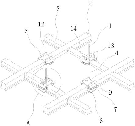 高效抗震吊顶安装结构的制作方法