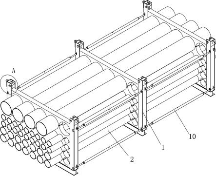 一种钢管钢材防变形运输托架的制作方法
