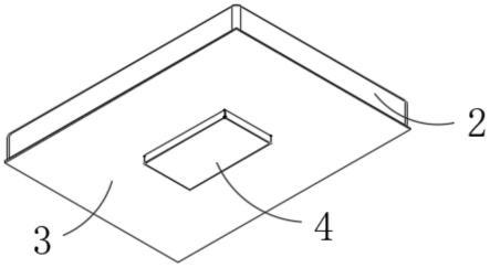 中间带定位的抛光方形底盘及耗材组件的制作方法