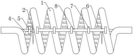 一种提高散热效率的螺旋管式管路结构的制作方法