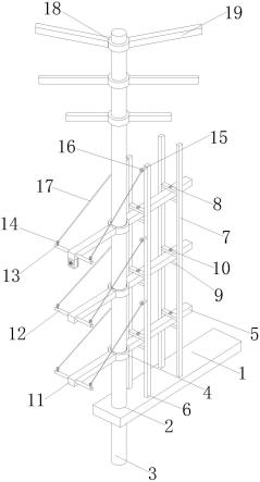 一种杆塔用的防倾斜装置的制作方法
