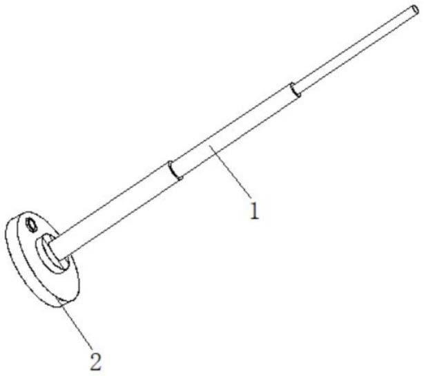 一种带有旋转支座的钓竿的制作方法