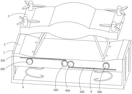 一种无人机地勤车上的无人机固定装置的制作方法