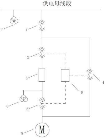 一种循泵变频器工频及变频的切换系统及方法与流程