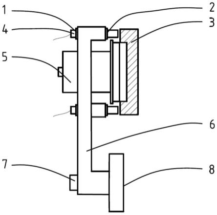 发动机曲轴减振器摆动量测量装置的制作方法