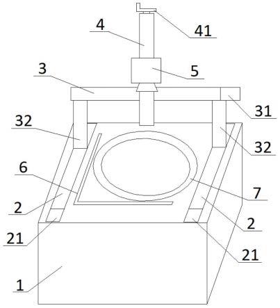 一种基于环形矢量图档放射填充的两轴联动振镜加工设备的制作方法