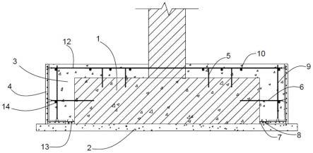 一种应用预制混凝土板的基础加固浇筑结构的制作方法