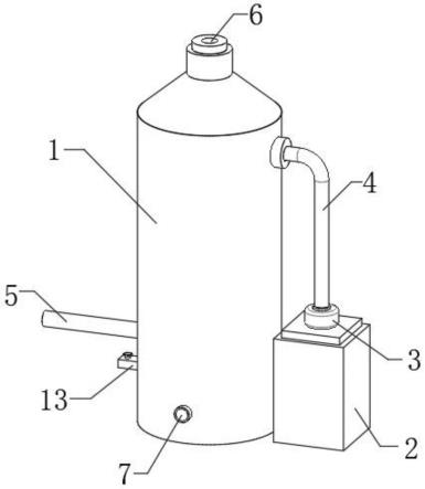 一种氯苯甲醛生产用喷淋式废气吸收塔的制作方法
