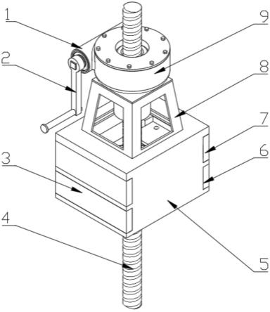 一种节制闸启闭机用螺杆清理装置的制作方法