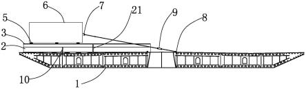 一种拱肋节段在钢箱梁顶面的滑移系统的制作方法