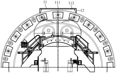 盾构中心线的定位装置的制作方法