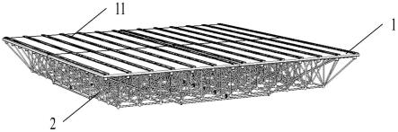 大跨重载装配整体式预应力钢网架组合楼盖的制作方法