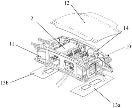 用于电动飞行器的中央翼盒结构及电动飞行器的制作方法