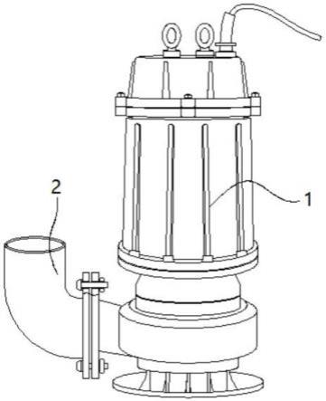 一种防软管缠绕的移动式污水泵的制作方法