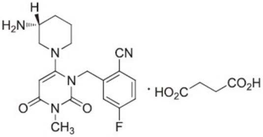 一种琥珀酸曲格列汀药物制剂及其制备方法与流程