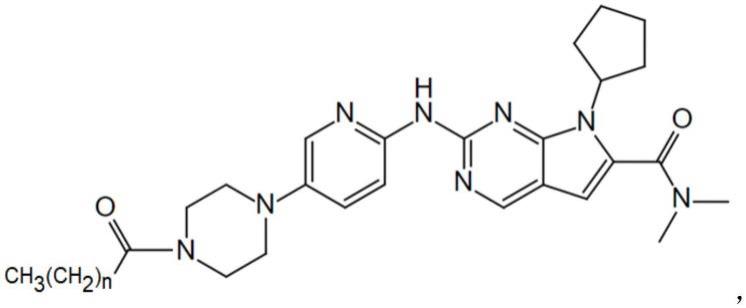 选择性CDK4/6抑制剂型癌症治疗药物的制作方法