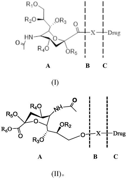 唾液酸衍生物修饰的化合物及其合成方法和应用