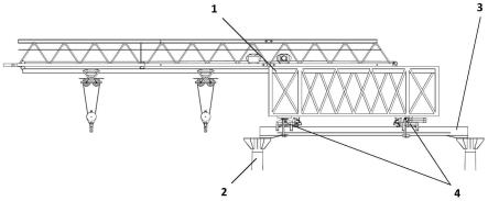 一种行走吊装一体的跨座式单轨架桥机的制作方法