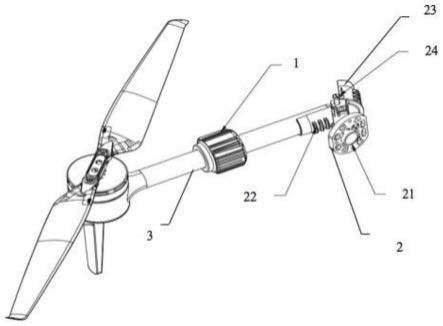 一种折叠机臂锁紧结构、无人机机臂及无人机的制作方法