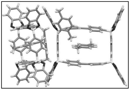 一种硼氮加合物大环晶体材料及其制备方法和应用