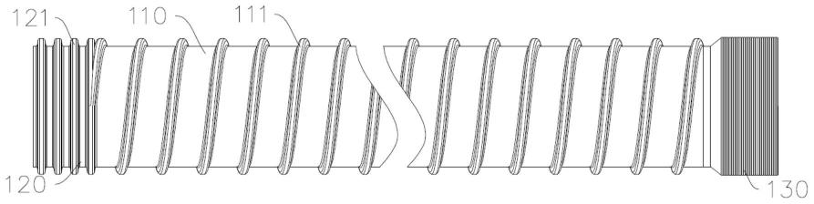增强筋式双壁螺旋波纹管的制作方法