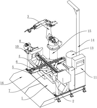一种塔脚机器人自动焊接装置的制作方法