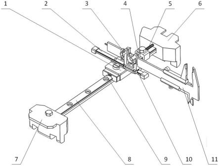 一种双导轨阻力伞舱固定销孔径测量装置的制作方法