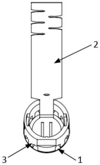 一种用于音叉液位开关的压电陶瓷片连接装置的制作方法