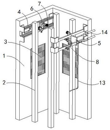 一种高层建筑电梯井灭火装置的制作方法