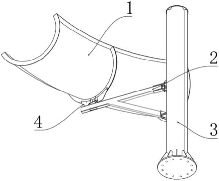 一种基于水滑梯悬臂与托架可调节连接结构的制作方法