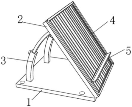 防风防倒的光伏安装板的制作方法