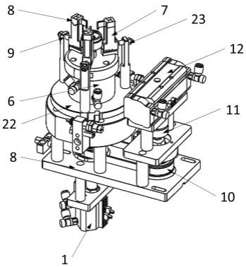 弹性减震橡胶与推片装配系统的制作方法