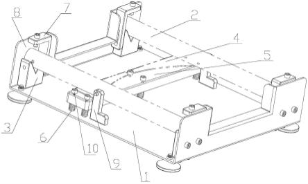 书桌支柱与托板焊接装置的制作方法