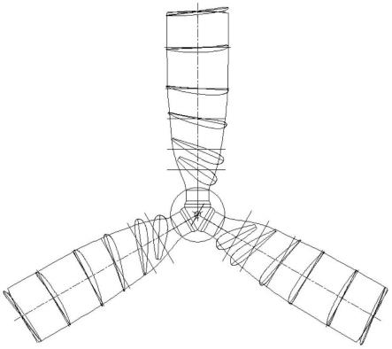 一种空气动力船涵道螺旋桨的制作方法