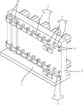 CNC机用的散热长条冲孔定位夹具的制作方法
